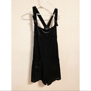 Silence + Noise Velvet Corduroy Shortall Overall